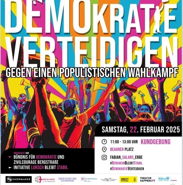 Demo am Samstag, 22.2.25